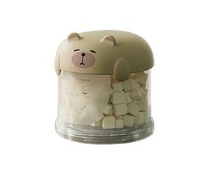 Contenitore per alimenti per cani, impilabile, in polipropilene per alimenti, barattolo decorativo portatile per biscotti, set multi-contenitore per farina, pellet, riso, cereali, viaggi e cucina