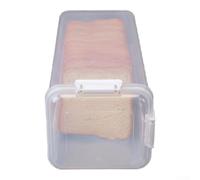 Contenitore per alimenti per pane con coperchio ermetico in silicone e comodo accesso al vassoio, progettato per mantenere fresco il pane fatto in casa in un contenitore lavabile in lavastoviglie