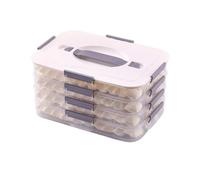 Contenitore per alimenti portatile multistrato per frigorifero, per biscotti e snack, snack colorati alternativi per gnocchi