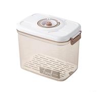 Contenitore per alimenti pronto sotto vuoto con interfaccia pulibile del porto di vuoto e nessuna fessure dove i detriti possono accumularsi (C)