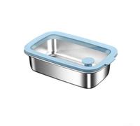 Contenitore per alimenti sigillato in acciaio inossidabile progettato per uso in cucina, supporta la conduzione del calore e del freddo per un riscaldamento efficiente e la separazione degli