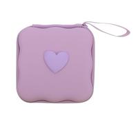 Contenitore per Assorbenti Cuore, Portatile, Eva, Lilla