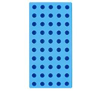 Contenitore per attrezzi per un'organizzazione efficiente, design multi foro, vassoio porta punte da trapano per officine e appassionati di artigianato, scatola portaoggetti con fori multipli