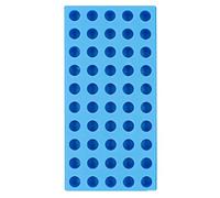 Contenitore per attrezzi per un'organizzazione efficiente, design multi foro, vassoio porta punte da trapano per officine e appassionati di artigianato, scatola portaoggetti con fori multipli