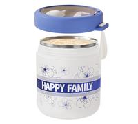 Contenitore per avena notturna - per la colazione con coperchio | Contenitori per zuppa | Vaso per la preparazione del pasto | Riscaldamento a microonde Conservazione degli alimenti |