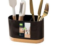 Contenitore per bacchette, portabacchette per bacchette, porta bacchette scolapiatti Cultery, scolapiatti per posate a 2 fessure, porta utensili da cucina per asciugare o sto