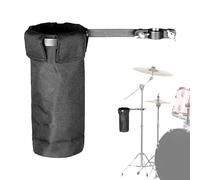 Contenitore per bacchette, spazioso contenitore per bacchette con robusto morsetto in alluminio, accessorio per strumenti musicali per casa, concerti, festival musicali, sale di registrazione, bar