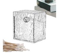 Contenitore per bastoncini di cotone | Dispenser elegante senza foratura, da parete per batuffoli di cotone - per conservare , ombretti, fermagli per capelli in bagno e camera da