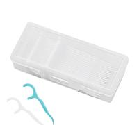 Contenitore per batuffoli di cotone, organizer trasparente, Q Tips e cotton fioc, contenitore compatto da bagno con coperchio sicuro, resistente e leggero per un facile accesso in viaggio