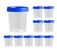Contenitore per bicchiere volumetrico graduato, strumento misurino, Tazze di miscelazione da 120 ml Misurino 10 pezzi, Becher graduato portatile per la preparazione di esperimenti o campioni
