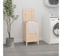Contenitore per Bucato 44x44x76 cm Legno Massello Pino