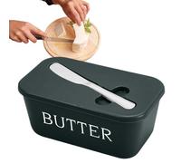 Contenitore per burro - Conservatore di burro - Scatola stagna all'aria per formaggio con taglierina per cucina casa campeggio fattoria