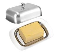 Contenitore per burro per formaggio, per piano di lavoro, per burro, per formaggi, per burro con coperchio, rettangolare, per la casa, , il ristorante