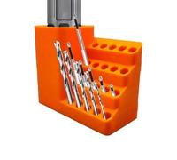 Contenitore per cacciaviti | Robusta scatola di raccolta punte Pegboard - Supporto antiscivolo per utensili elettrici su piastra forata per officina armadio capanno e