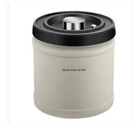 Contenitore per caffÃ¨ da 1600 ml in acciaio inossidabile ermetico con valvola di rilascio di CO2 per chicchi, fondi, zucchero, farina, cereali