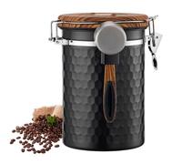 Contenitore per caffè con cucchiaio - Contenitore per caffè Atertight Kitchen Contaner per la conservazione degli alimenti - Vaso per la conservazione dei chicchi di caffè, stoccaggio di macinazione