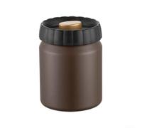 Contenitore per caffè in acciaio inossidabile 330 ml riutilizzabile in | Pompa a vuoto manuale, rilascio dell'aria con un pulsante, mantiene i chicchi freschi più a lungo, senza bisogno di batterie