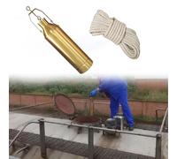 Contenitore per campionamento Olio con Serbatoio di Carburante appesantito, Bottiglia di campionamento da 1000 ml e Kit con Corda da 25 m (82 Piedi) - Strumento Ideale per la Raccolta di Cam