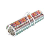 Contenitore per Carta da Regalo Natalizia Organizer Tote con Finestra