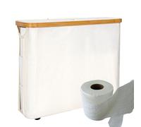 Contenitore per carta igienica da bagno, cestino per carta igienica | cestino portaoggetti in carta da 23 litri | Organizzatore da bagno, cestino porta carta igienica, porta rotolo di papi