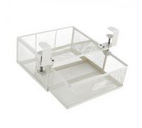 Contenitore per cassetti sotto la scrivania in rete, con mensola da appendere,