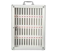 Contenitore Per Cellulari Da Parete Con Struttura In Lega Di Alluminio Armadietto Per Ufficio E Scuola(60bits)