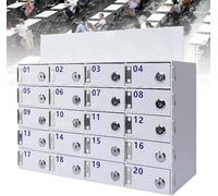 Contenitore per cellulari in Acrilico da Parete con 25 Scomparti, Ideale per scuole, uffici e luoghi per Eventi; Dispositivo Anti-smarrimento per cellulari e armadietto di Ricarica Sicuro PE