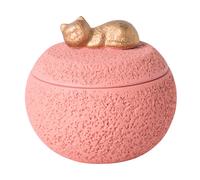 Contenitore per Ceneri in Cemento, 350 Ml, con Coperchio E Base Stabile