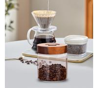 Contenitore per Chicchi di Caffè, Barattolo Sigillato Riutilizzabile,