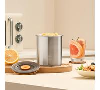 Contenitore per chicchi di caffè in acciaio inossidabile, serbatoio ermetico