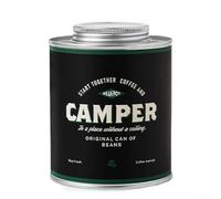 Contenitore per chicchi di caffè ottimizzato per la freschezza, con sfiato unidirezionale e contenitore in latta che blocca la luce (rotondo nero)