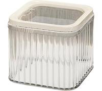 Contenitore per Cialde di caffè in Plastica di Grande capacità, Contenitore per Caramelle con Coperchio, Contenitore Trasparente in Pet per Capsule di caffè, Caramelle, Biscotti