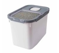 Contenitore per cibo per cani - Barattoli ermetici da 22 lb con coperchio, resistente all'umidità per cani, gatti, e altri contenitori per alimenti per animali, riserva di riso