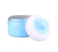 Contenitore per cipria, applicatore per spolverare sciolto per genitori, in ABS leggero con delicato, design con coperchio sicuro, soluzione per la conservazione della scuola materna, compagno