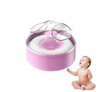 Contenitore Per Cipria Con - Piumino E Contenitore Per Cipria | Contenitore Per Spolverare Con Soffiom | Scatola Per Borotalco Periea Confezione Speciale Portatile