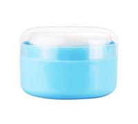 Contenitore per cipria, contenitore per talco per bambini con , 9 x 9 x 6 cm, contenitori da viaggio leggeri, a prova di perdite, pennelli e strumenti per il trucco del bambino dopo il bagno