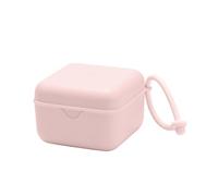 Contenitore per ciuccio BIBS con cordino. Supporto per ciuccio e contenitore per la sterilizzazione. Materiale approvato per uso alimentare 100% senza BPA. Prodotto in Danimarca. Blossom
