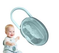 Contenitore per ciuccio - Porta ciuccio antipolvere, Custodia protettiva trasparente per ciuccio, Contenitore per ciuccio anticaduta da viaggio