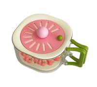 Contenitore per colino alla frutta con coperchio - cesto di scarico, stoccaggio di lavaggio | Tagliare portatile per la pulizia di frutta vegetale, organizzatore da cucina multiuso, porta scolaro