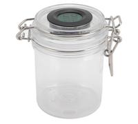 Contenitore per Colla per Extension Ciglia, Serbatoio per Colla per Ciglia Finte con Display per Temperatura e Umidità, Guarnizione in Silicone e Chiusura in Acciaio, per Saloni