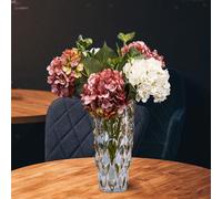 Contenitore per composizioni floreali in vaso di vetro per mobiletto da