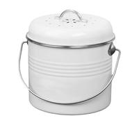 Contenitore Per Compost Con Coperchio - Compositore Alla Ruggine Per Uso Interno, Pattumiera Sospesa Con Coperchio Per Porta Dell'armadio Della Cucina | Filtro Dell'odore, Contenitore Compost, Secchio
