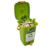 Contenitore per compost da cucina | contenitore per compost con grande capacità inodore per cucina/giardino/balconi con rubinetto e piastra filtrante, elaborato in modo efficace una varietà di