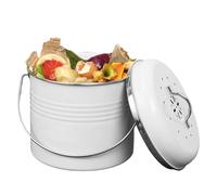 Contenitore per compost da cucina, della spazzatura per bancone con coperchio, secchio di compost per cucina con coperchio, secchio di compostaggio secchio di immondizia alimentare secchio di