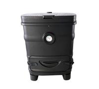 Contenitore Per Compost Da Giardino, Contenitore Per Compost Da Esterno Con Tubo Di Ventilazione E Termometro, Strato Isolante In Materiale EPP, Secchio Per Compost Da Cucina