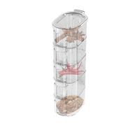 Contenitore per condimenti, contenitore per sale con coperchio per condimenti, riutilizzabile, trasparente, per cucinare la casa, sala da pranzo, bagno, ristorante, bar, campeggio, viaggi, picnic