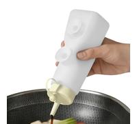 Contenitore per Condimenti per Insalate | Dispenser portatile per liquidi | Bottiglie spremibili per liquidi - Per Panna, Miele, Ristoranti, Cucina, Preparazione Cibi, Preparazione Pasti, Viaggi, Picn