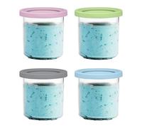 Contenitore per congelatore per , contenitori per con coperchi - Scatola di immagazzinaggio riutilizzabile 4x,Dessert domestico per contenitori ermetici per la preparazione dei pasti
