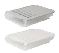 Contenitore per conservare le uova con cestello per frigorifero e congelatore automatico