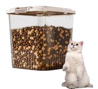 Contenitore per Conservazione Cibo per Gatti Secchio Ermetico Trasparente | Barattolo Sigillante Per Cibo Cuccioli Per Snack Animali Domestici Cereali Caffè Soia Riso Noci Cucina Dispe